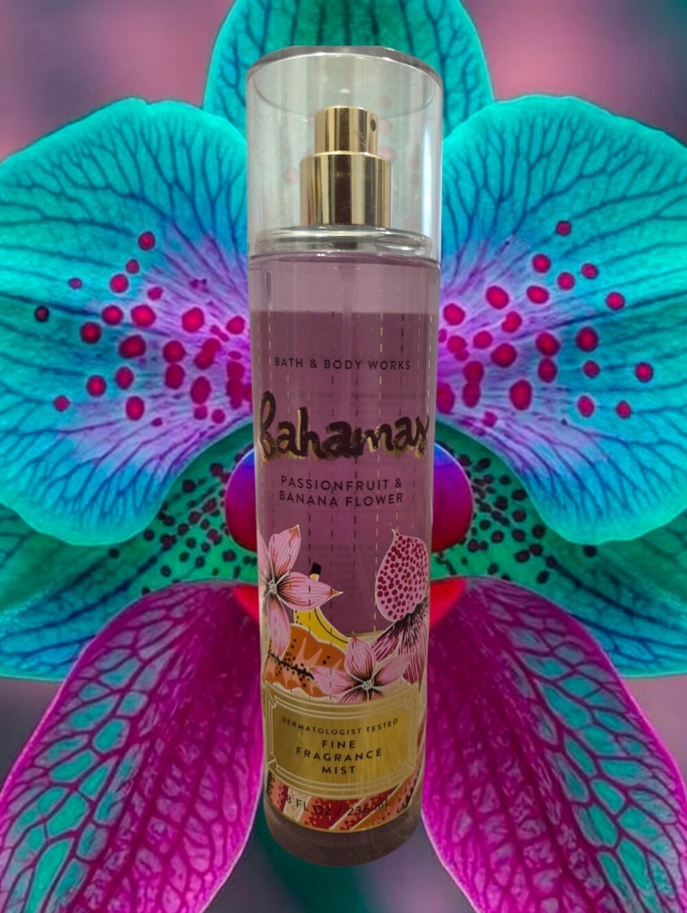 Bath & Body Works Ladie's Passionfruit and Bananas Flower Fine Fragrance Mist